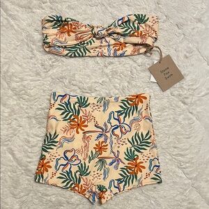Stone Fox Swim Tropical Print Bikini